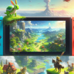 Nintendo Switch console render