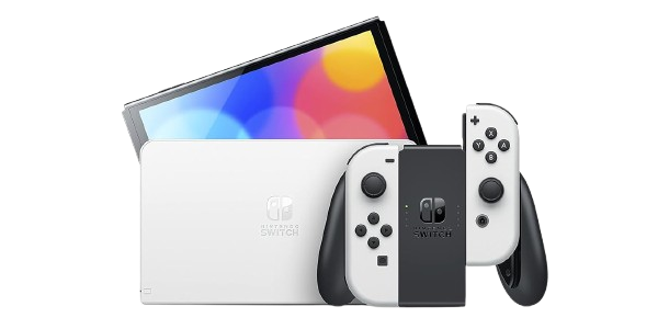 Nintendo Switch OLED with White Joy-Cons
