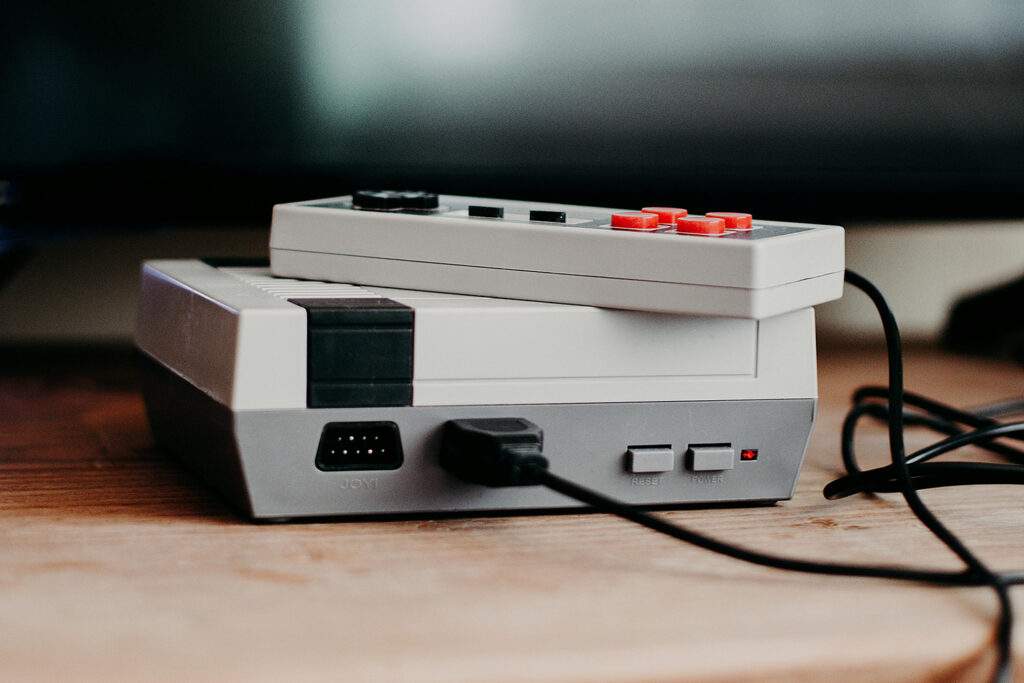 NES-style custom retro gaming console