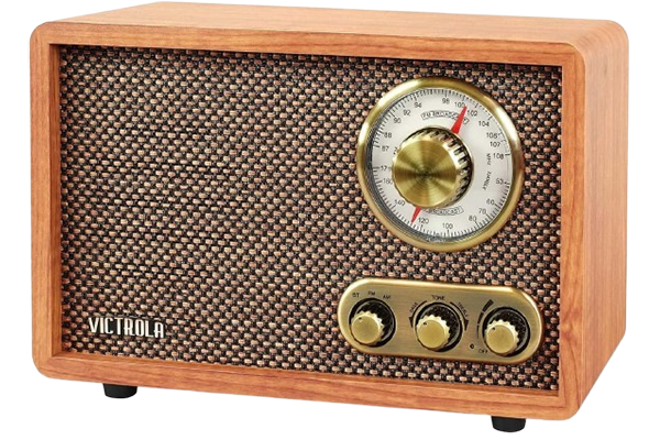Victrola Willow Retro Wood Bluetooth Speaker & Radio