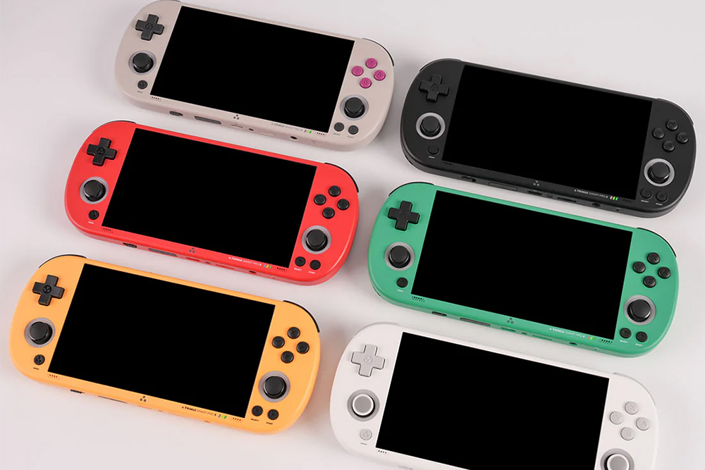 TrimUi Smart Pro S retro gaming handheld - all colors