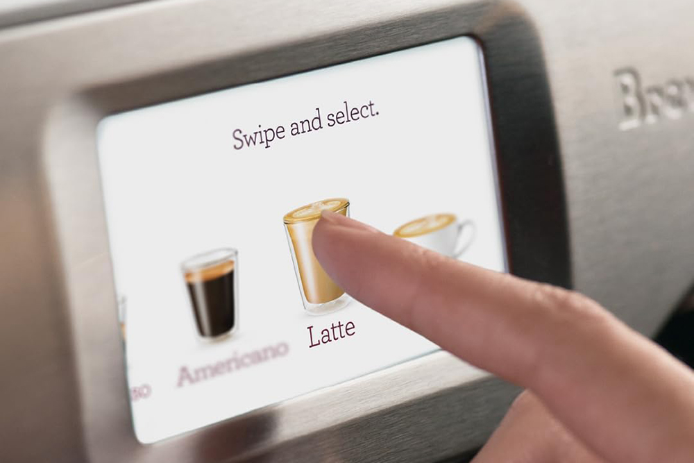 Breville Barista Touch Espresso Machine BES880BSS lifestyle image - Breville espresso machine deal